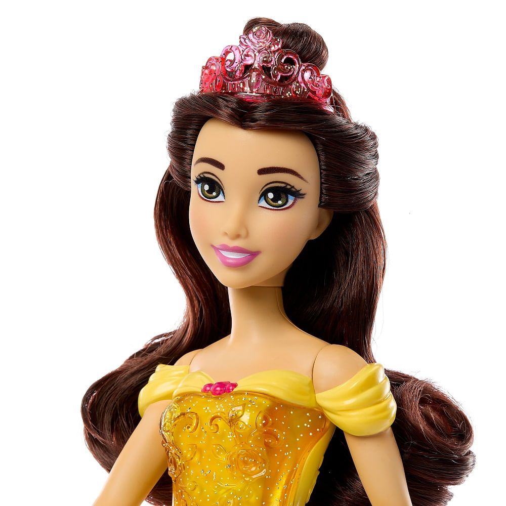 Disney Princesa Boneca Bela Saia Cintilante - Mattel - Imagem 2