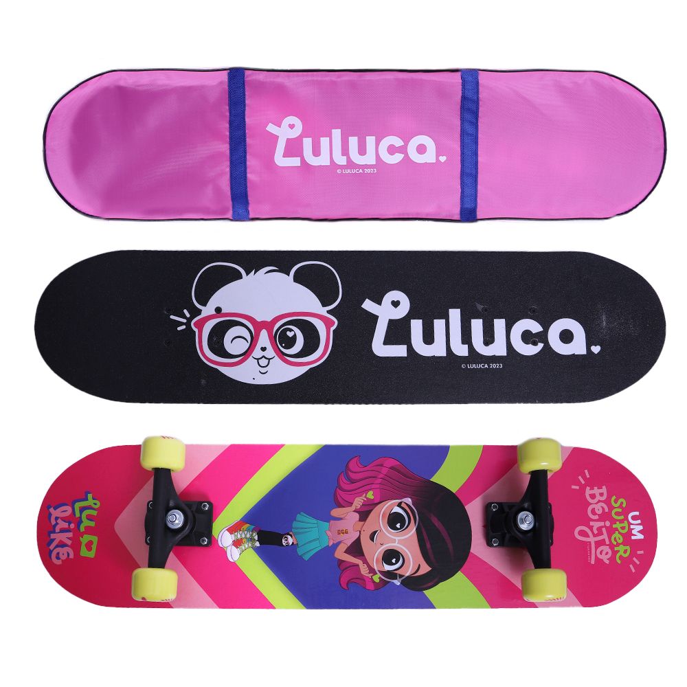 Luluca Skate Com Acessórios Super Beijo - Fun Divirta-se - Imagem 2
