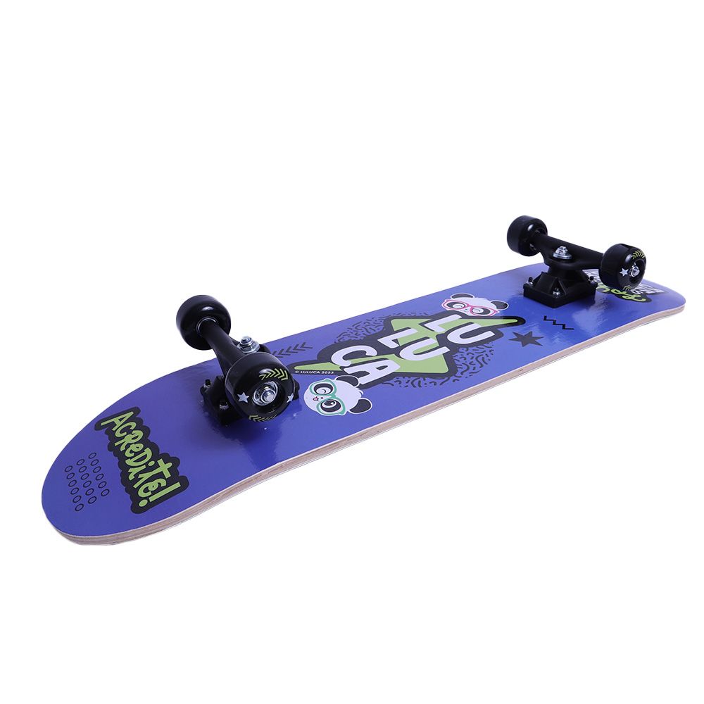 Luluca Skate Com Acessórios Nunca Desista - Fun Divirta-se - Imagem 5