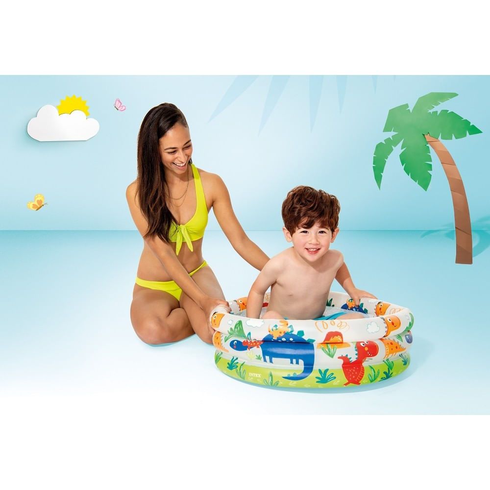 Piscina Dinossauros 28 Litros - Intex - Imagem 2