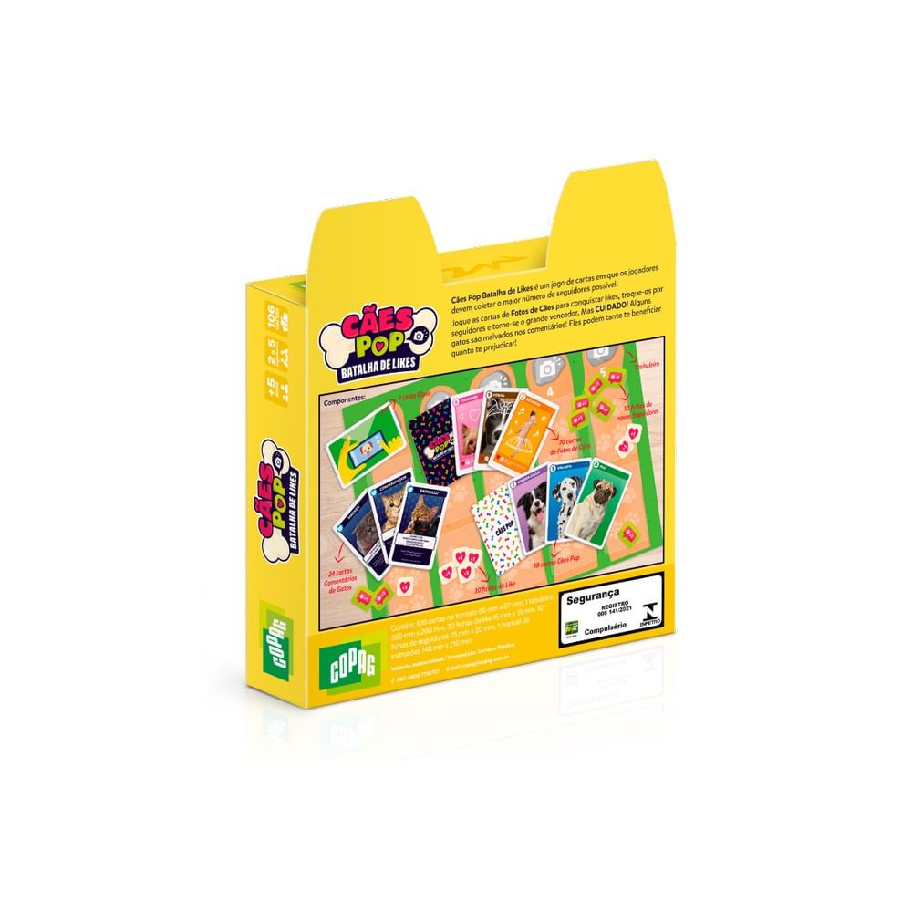 Jogo Cães Pop Batalha de Likes - Copag - Imagem 2