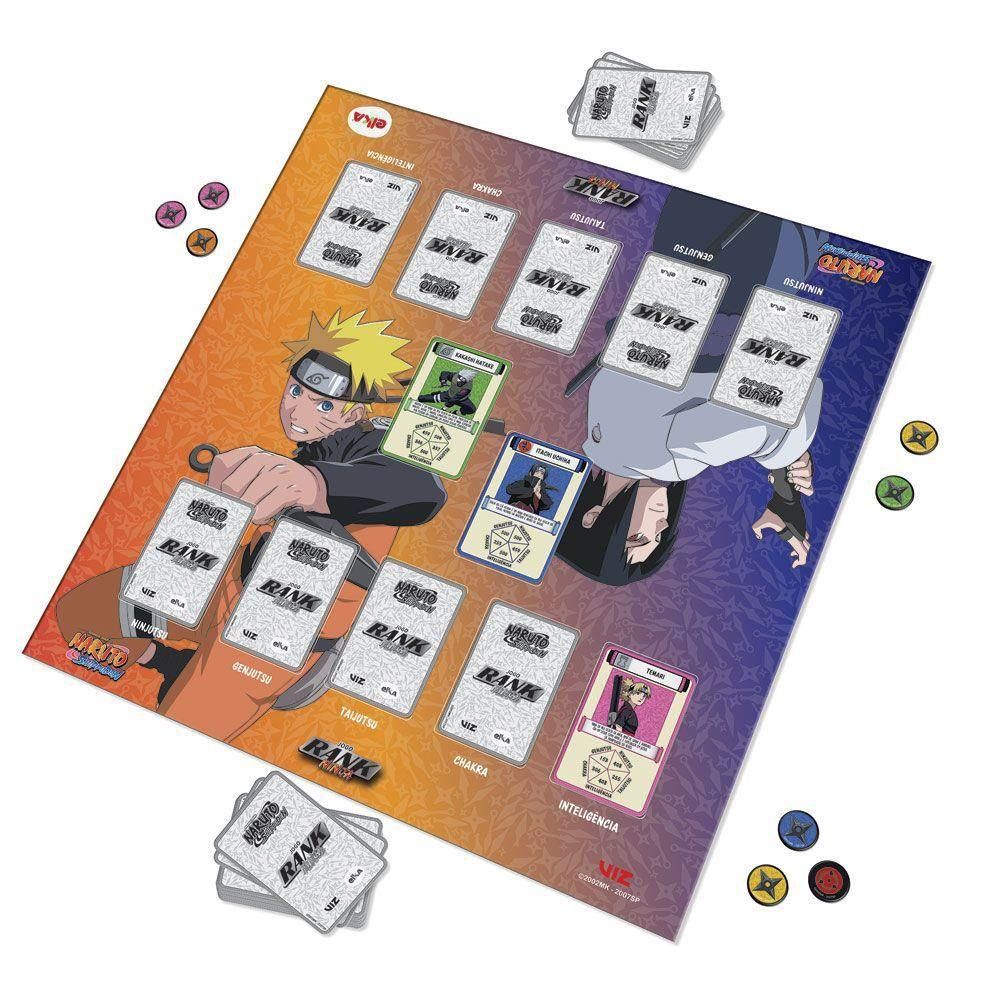 Jogo Rank Cards Ninja Naruto Shippuden - Elka - Imagem 2