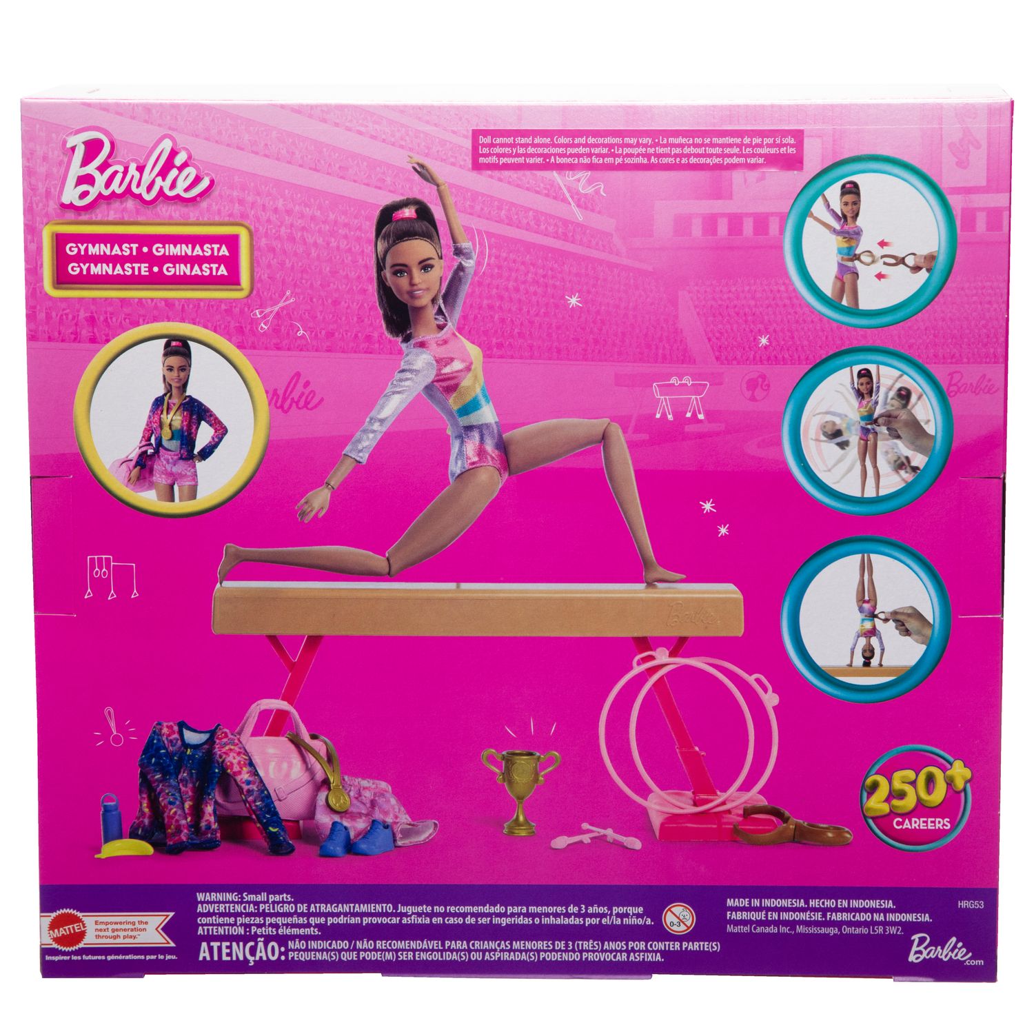 Barbie I Can Be Ginasta Morena - Mattel - Imagem 4