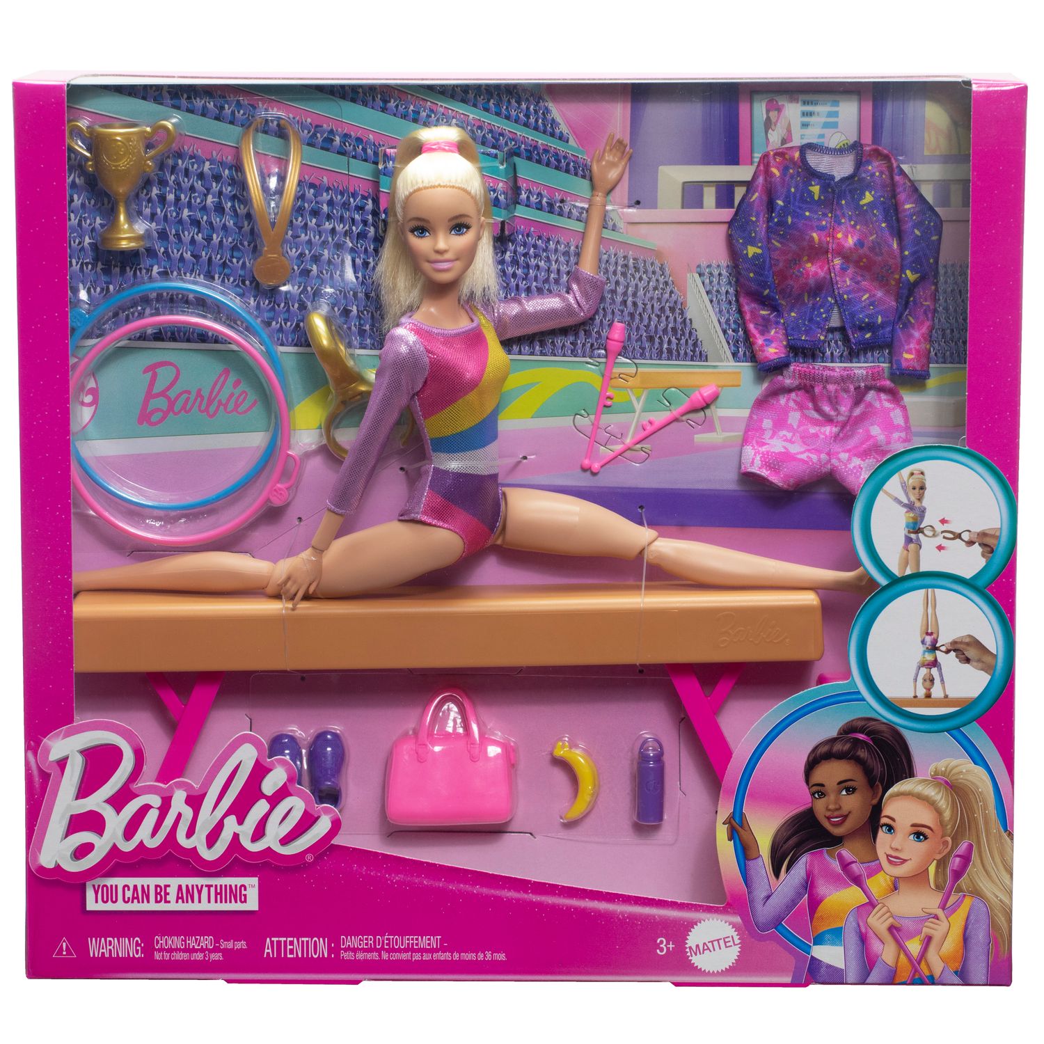 Barbie I Can Be Ginasta Loira - Mattel - Imagem 3