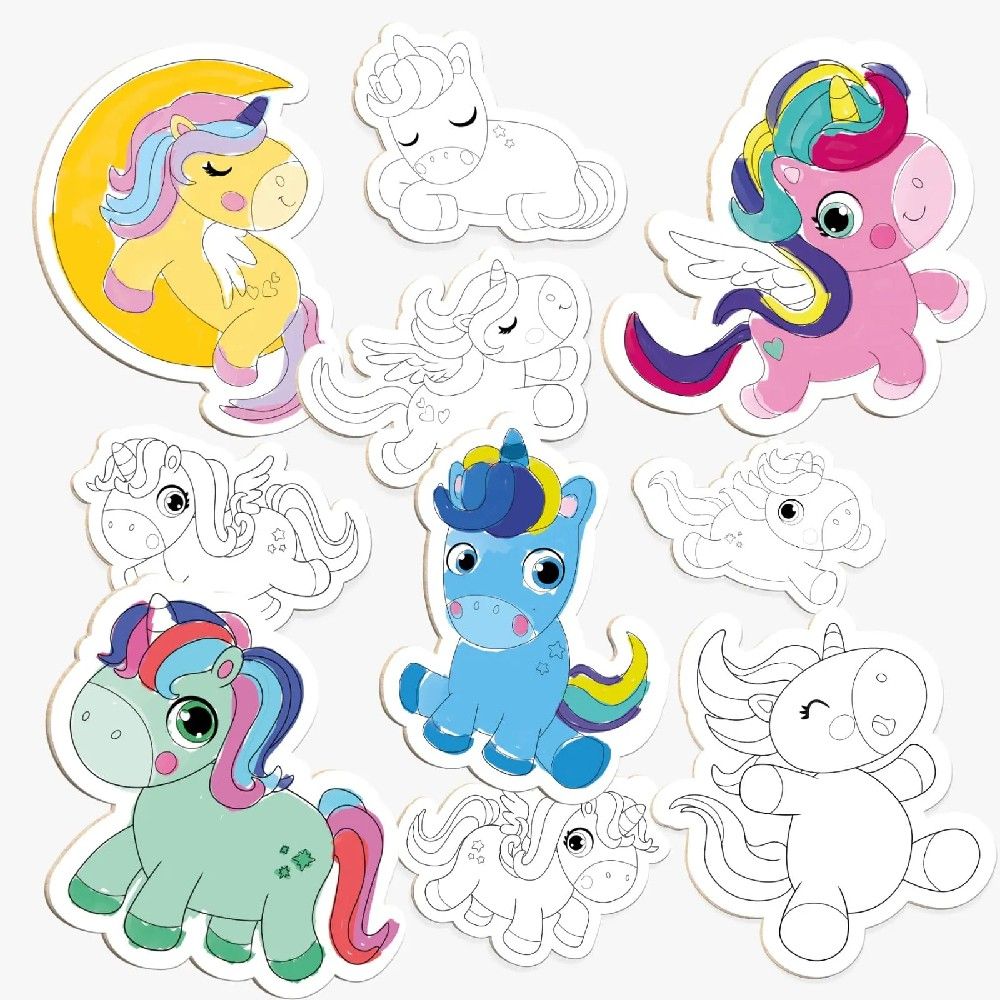 Kit de Pintura Unicórnios - Brincadeira de Criança - Imagem 2
