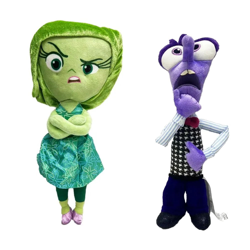 Kit Pelúcias Disney Divertida Mente Nojinho e Medo - Fun Divirta-se