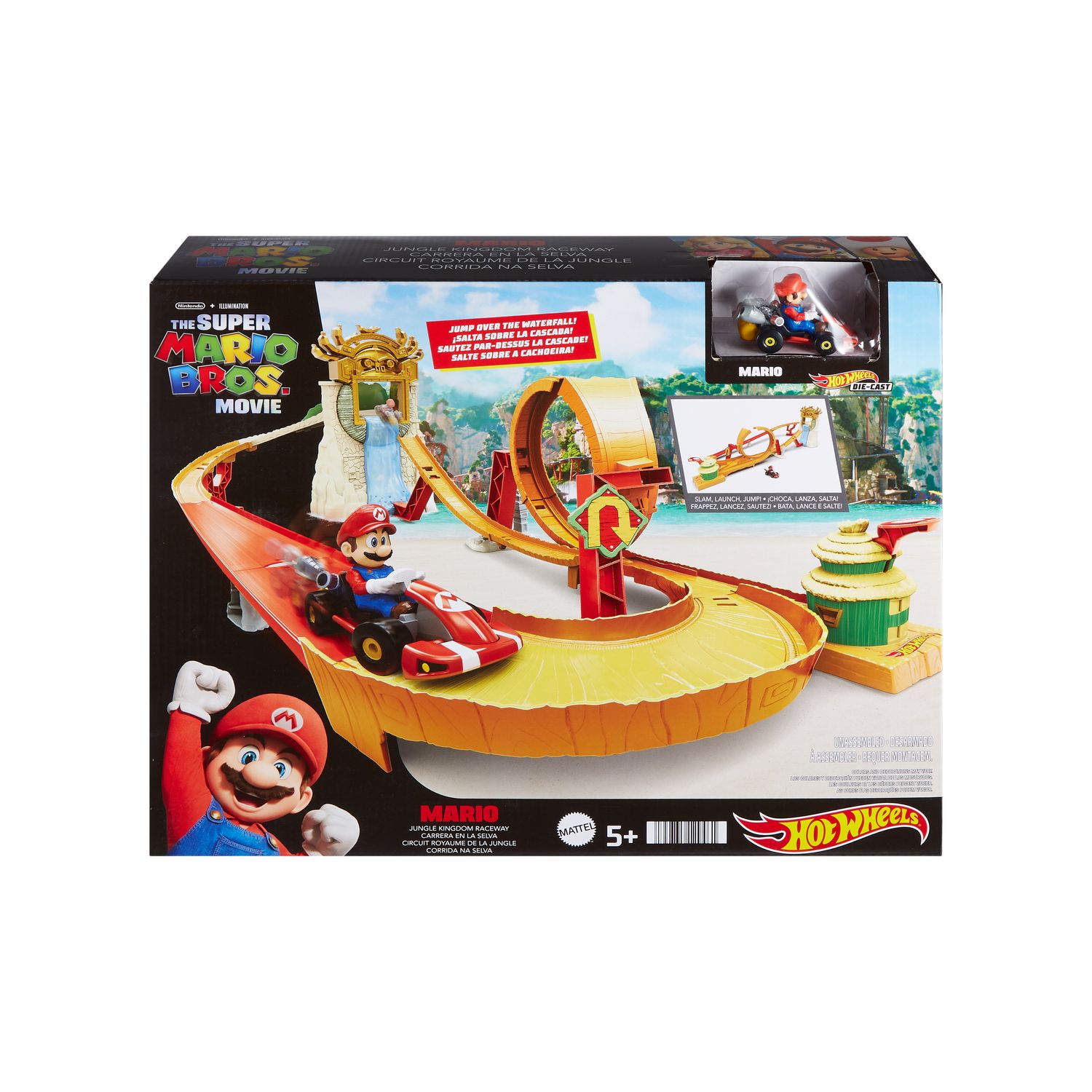 Hot Wheels Mario Kart Pista Corrida na Selva - Mattel - Imagem 8