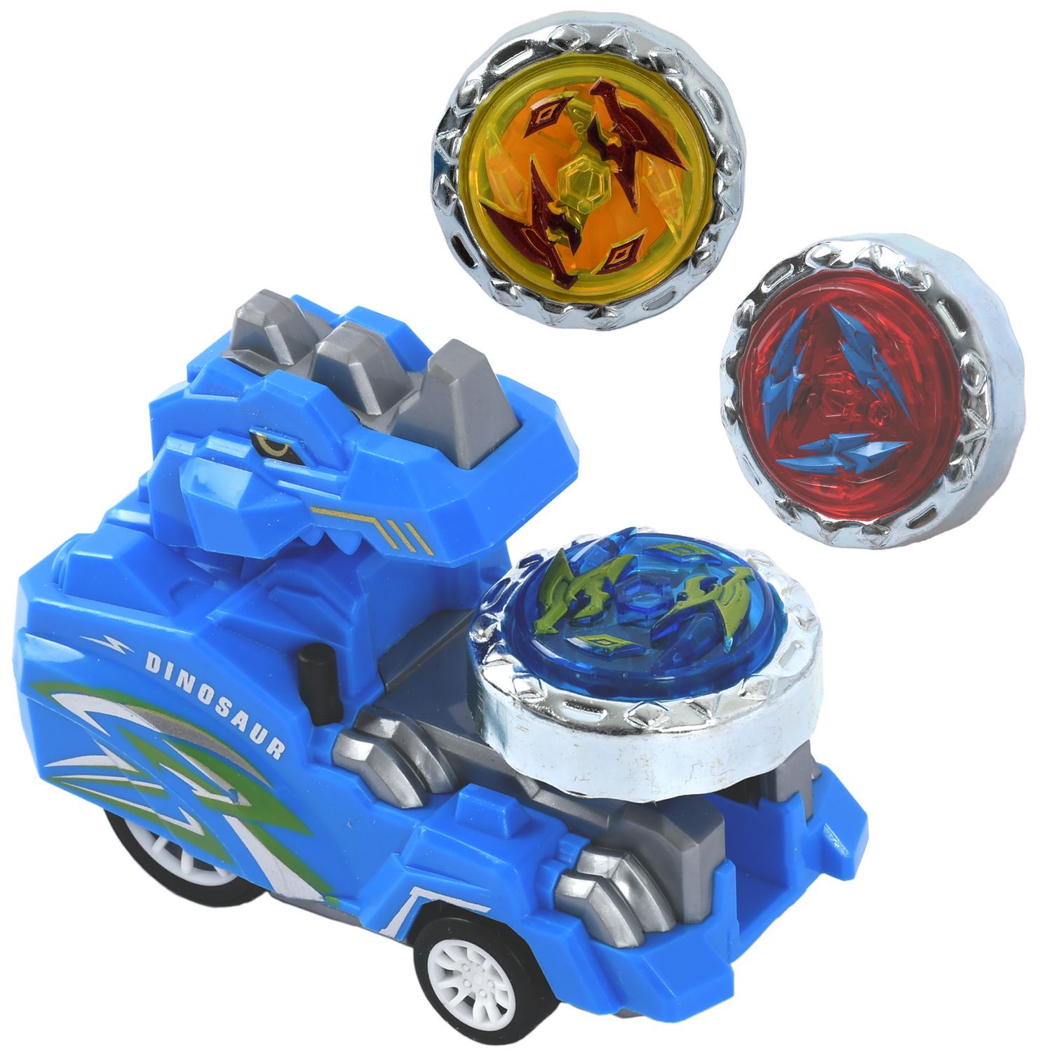 Pião de Batalha 4 Piões, Lançador e Arena - Brinkzania - Imagem 2