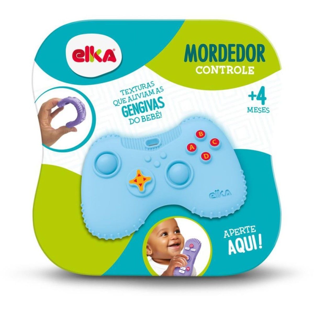 Mordedor Vídeo Game Azul - Elka - Imagem 2