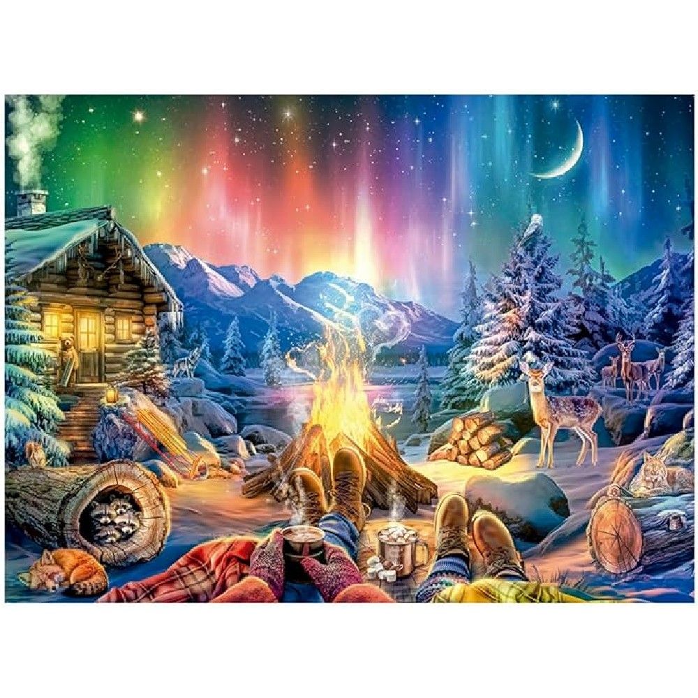 Puzzle 500 Peças Aurora Boreal - Grow - Imagem 2