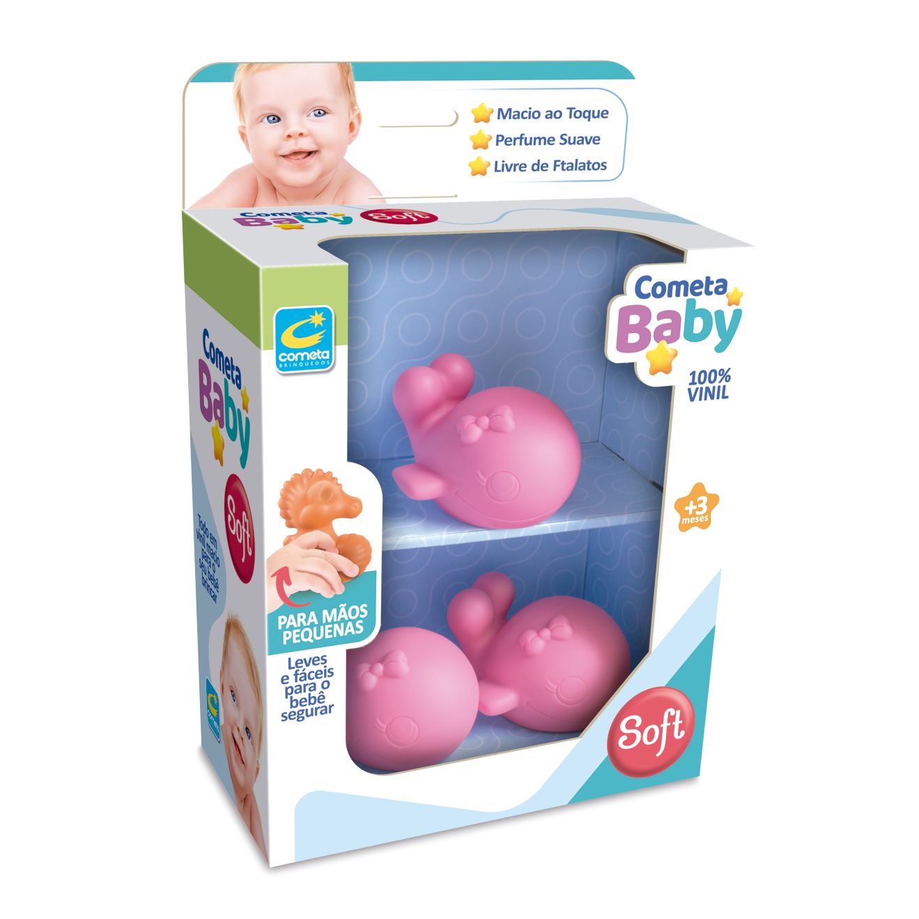 Baleia Baby Soft Vinil - Cometa