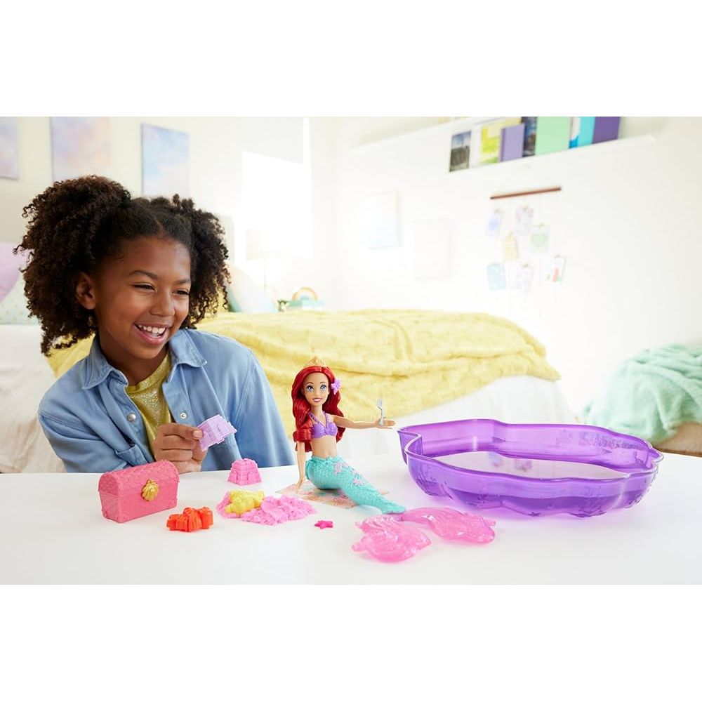 Disney Princesa Conjunto Ariel Aventuras na Piscina - Mattel - Imagem 7