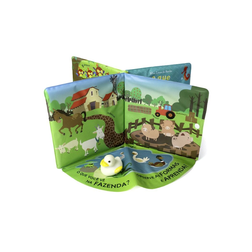 Livro de Banho O Que Você Vê? - Ciranda Cultural - Imagem 2