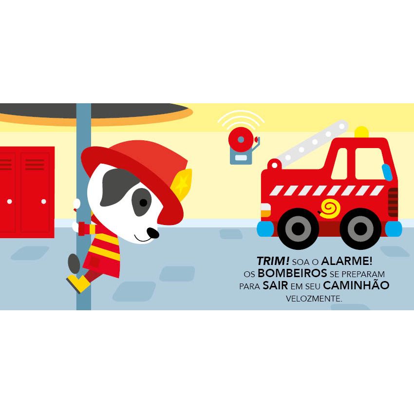 Livro Meu Primeiro Caminhão de Bombeiros - Ciranda Cultural - Imagem 3
