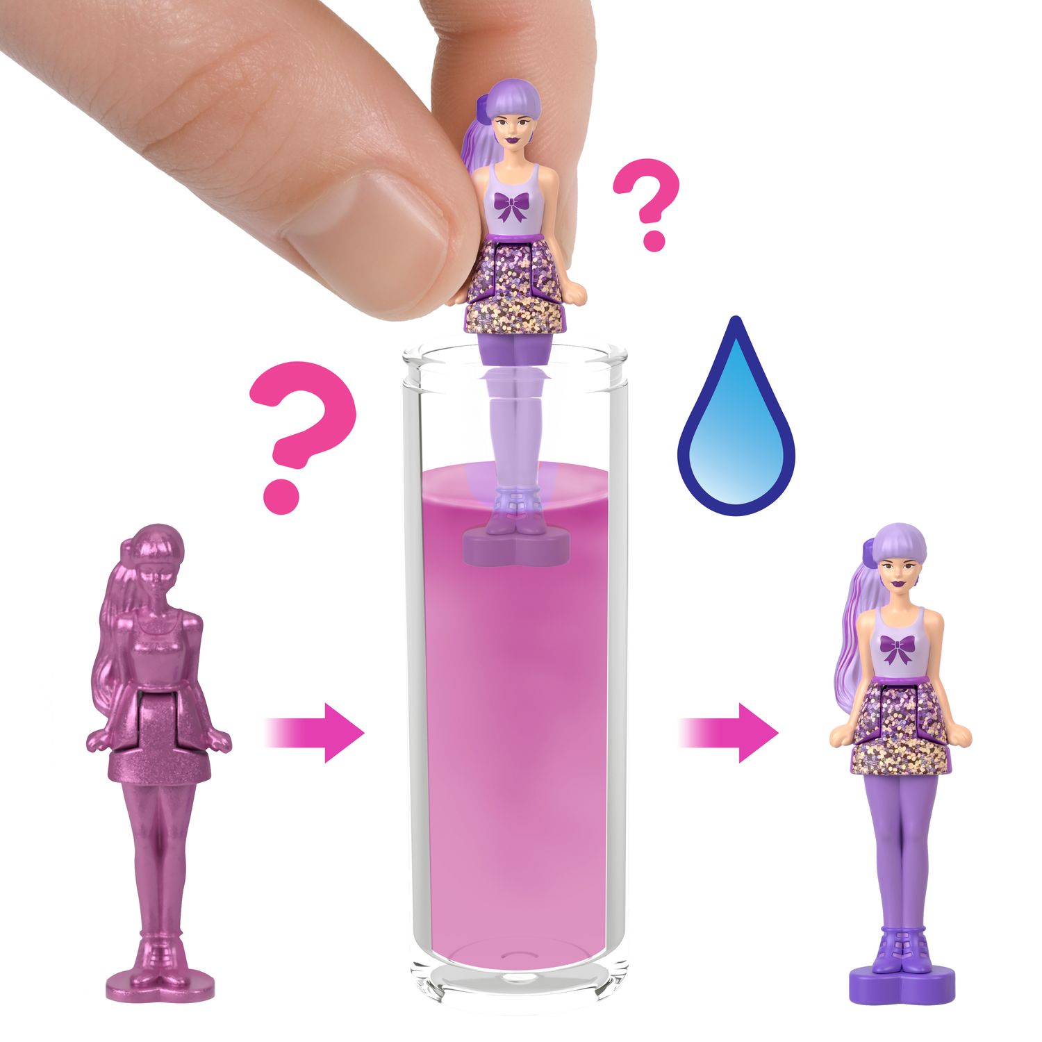 Barbie Mini Barbieland Boneca Color Reveal Surpresa - Mattel - Imagem 2