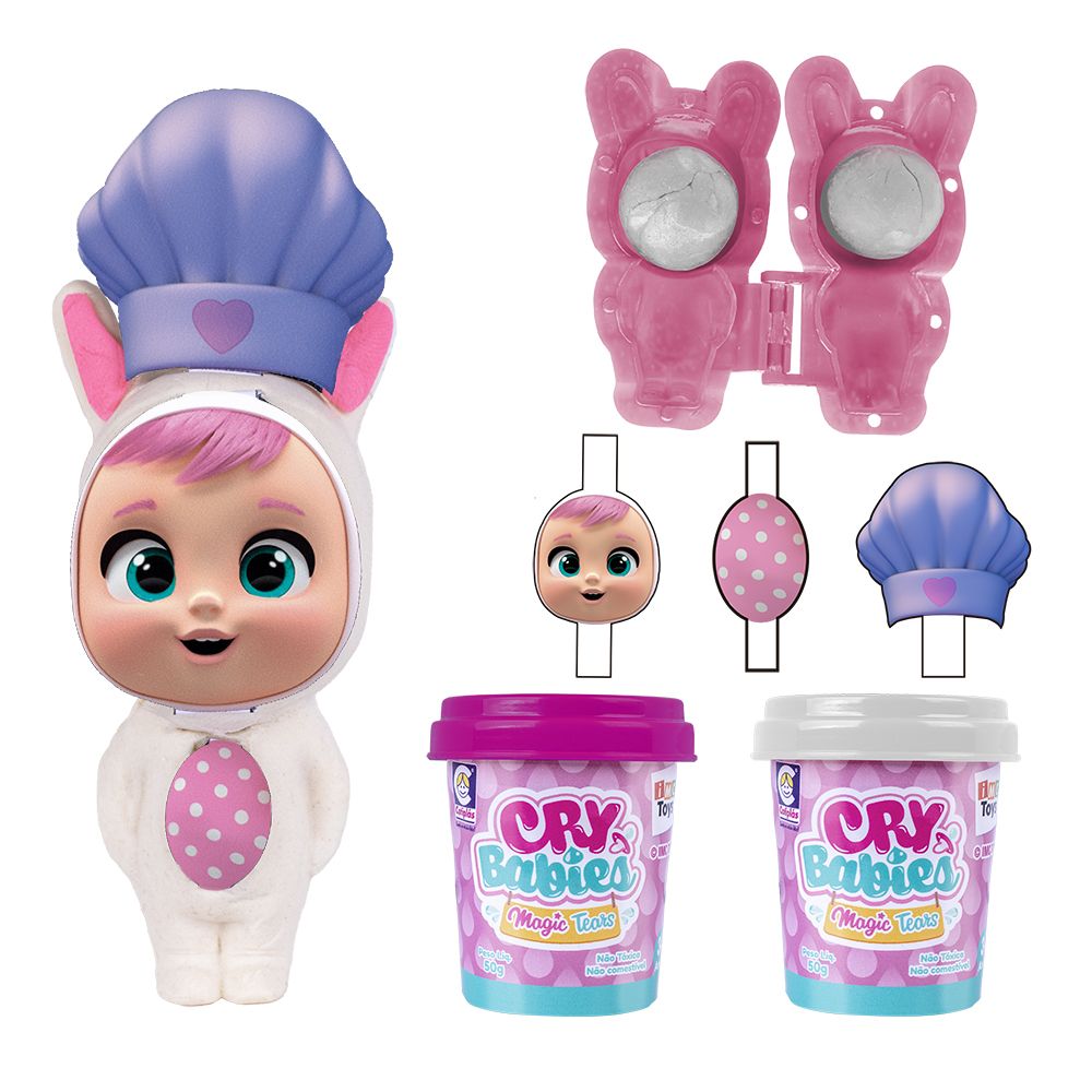 Kit Massinha Cry Babies Surpresa - Cotiplás - Imagem 2