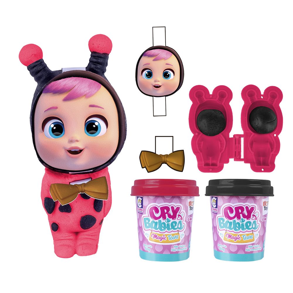 Kit Massinha Cry Babies Surpresa - Cotiplás - Imagem 3