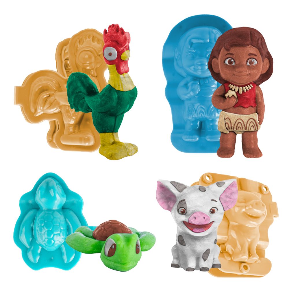 Kit Massinha Moana e Amigos - Cotiplás - Imagem 2