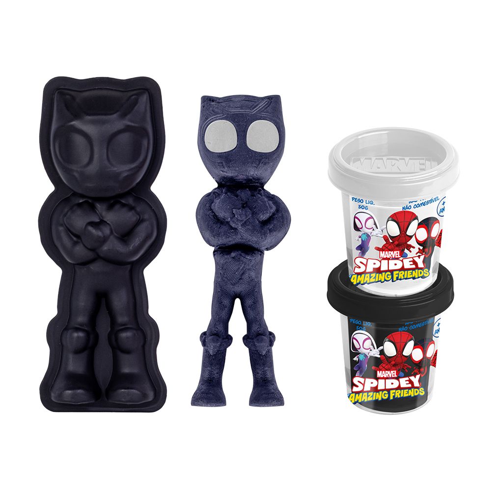 Kit Massinha Spidey e Amigos Surpresa - Cotiplás - Imagem 3