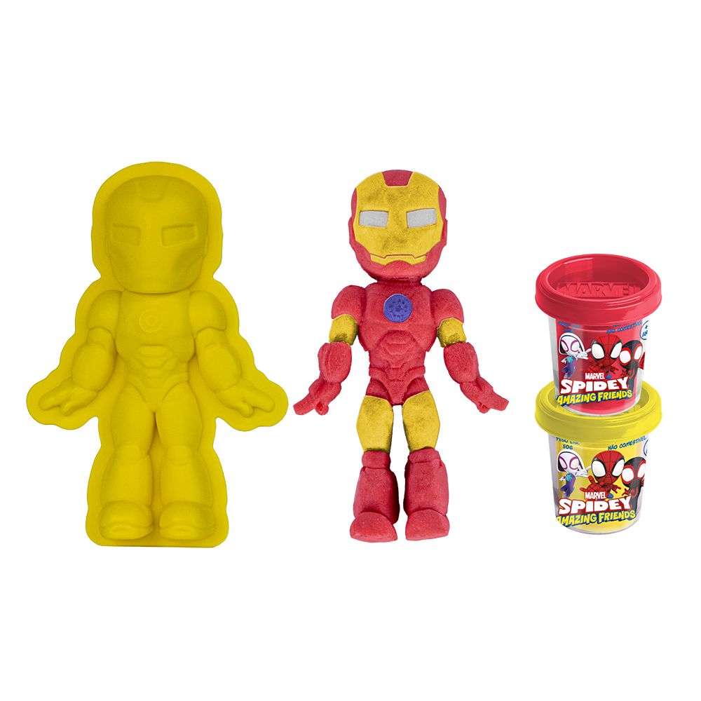 Kit Massinha Spidey e Amigos Surpresa - Cotiplás - Imagem 4