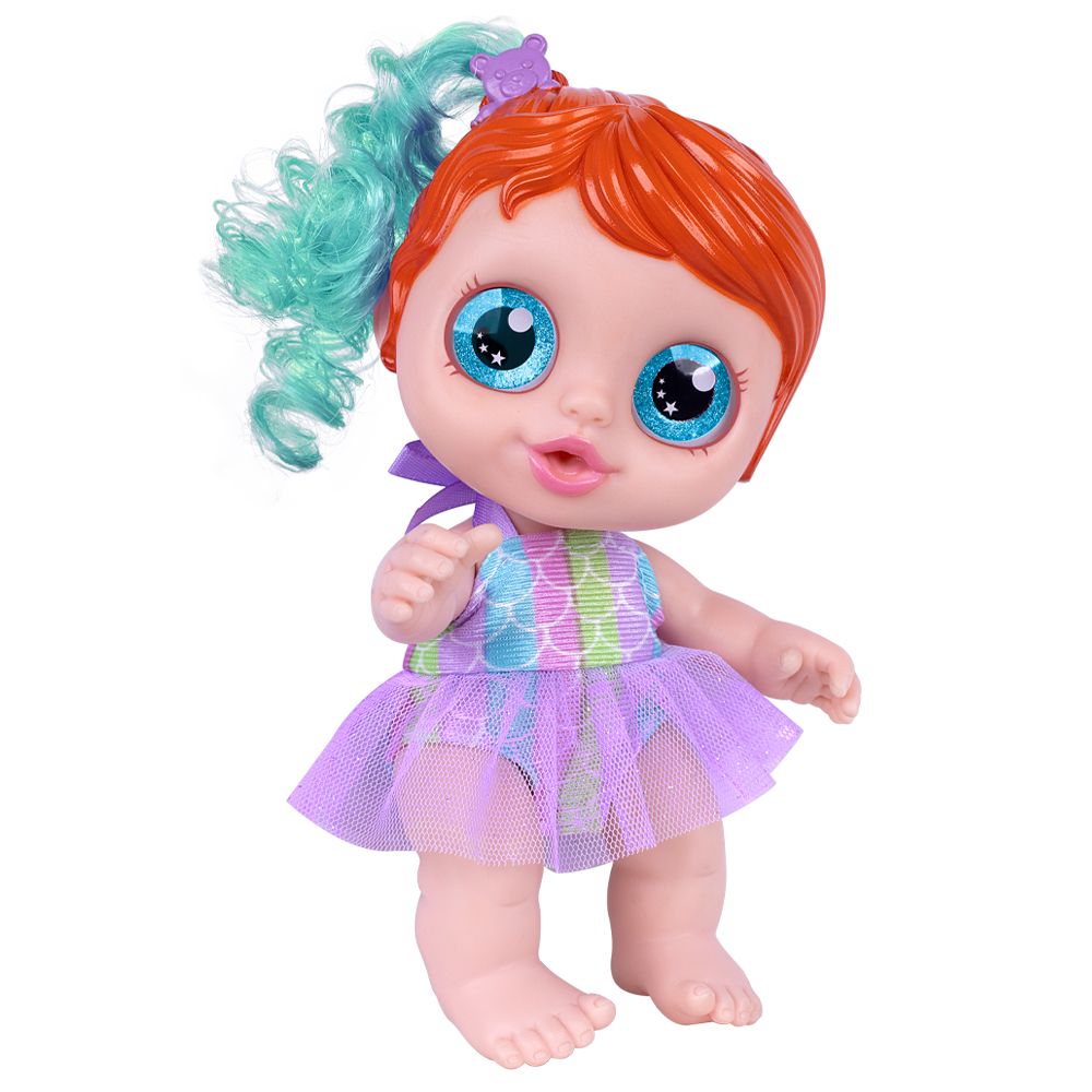 Mini Rainbow Surprise Faz Xixi Com Mechas Verde - Cotiplás - Imagem 2