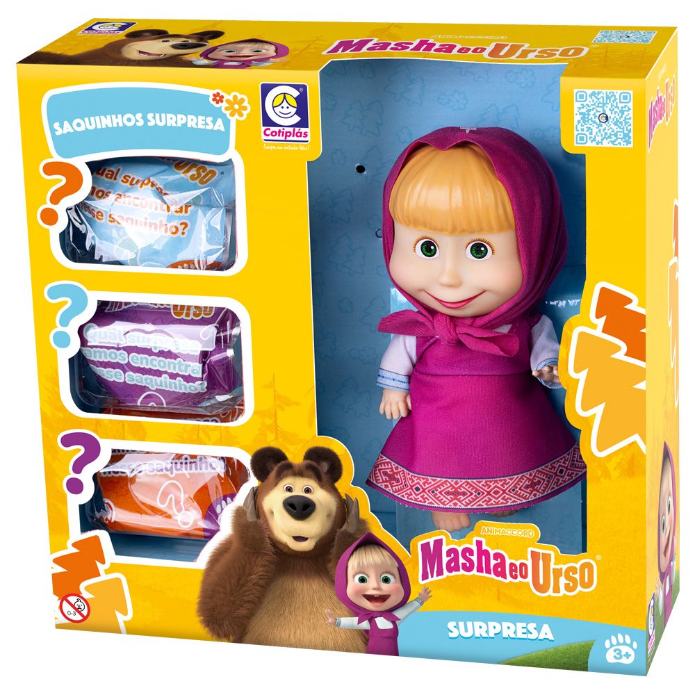 Boneca Masha Surpresa - Cotiplás