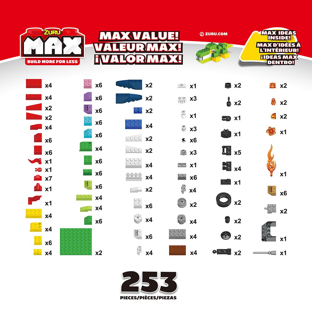 Blocos de Montar Max Construction com 253 Peças - Candide - Imagem 3