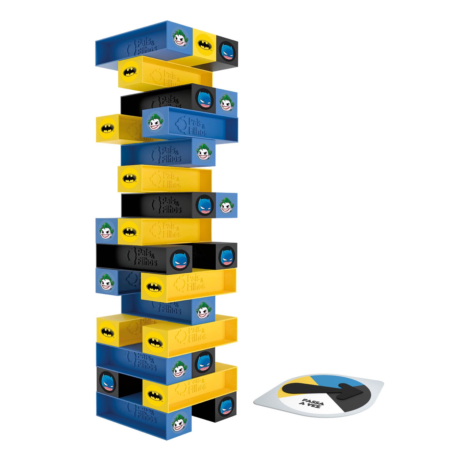 Jogo Caiu Perdeu Batman 45 Peças - Pais e Filhos - Imagem 2