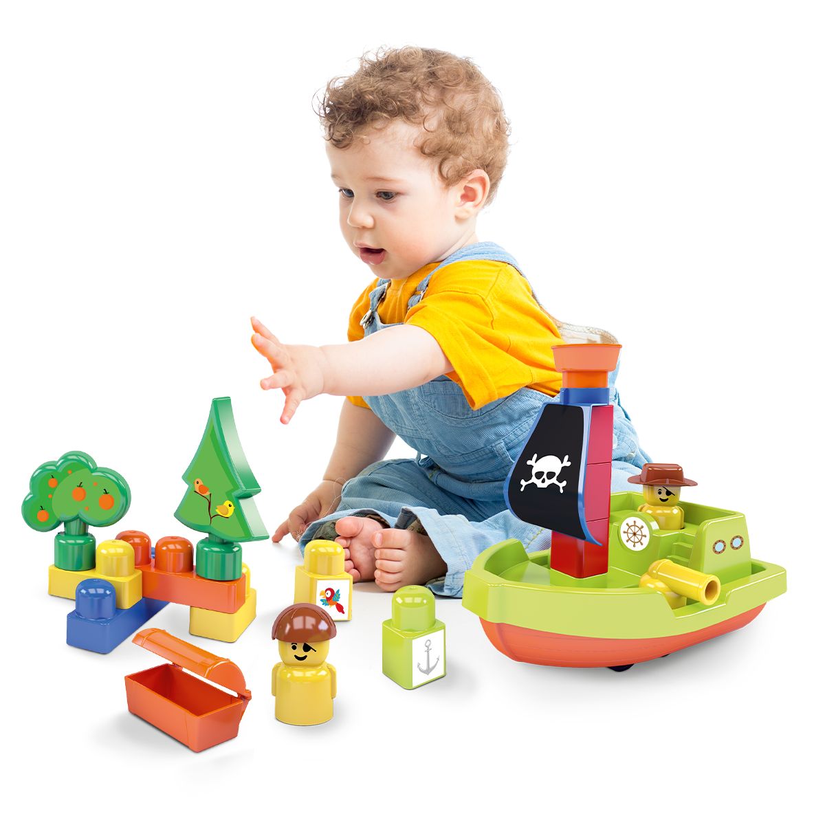 Ilha do Pirata Blocolândia 22 Peças - Dismat - Imagem 3