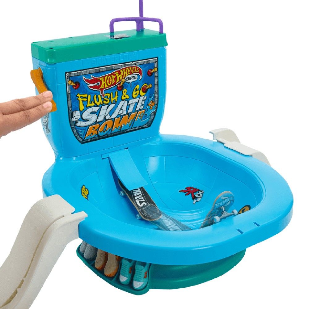 Hot Wheels Skate de Dedo Set Bowl de Vaso - Mattel - Imagem 2