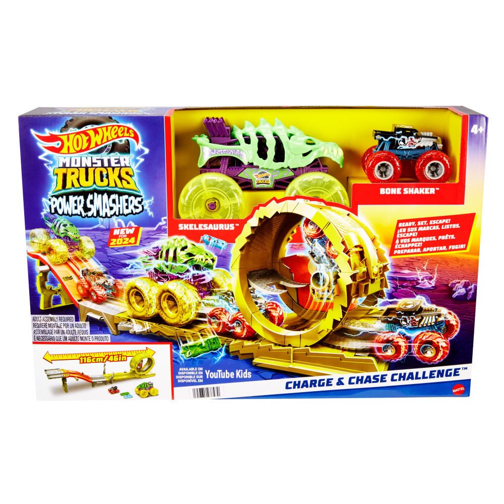 Hot Wheels Monster Trucks Energia de Demolição - Mattel