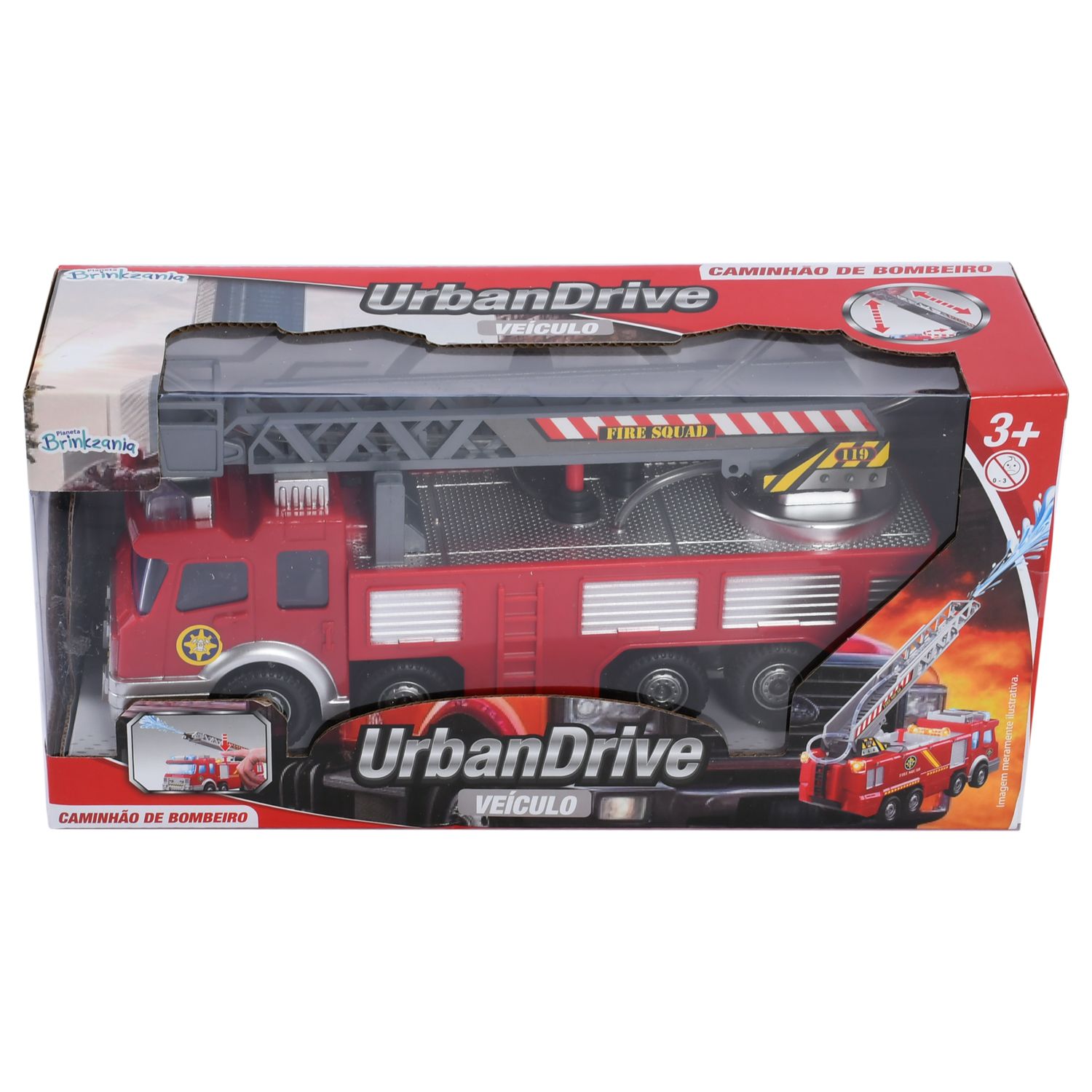 Caminhão Bombeiros Luzes e Sons - Brinkzania - Imagem 2