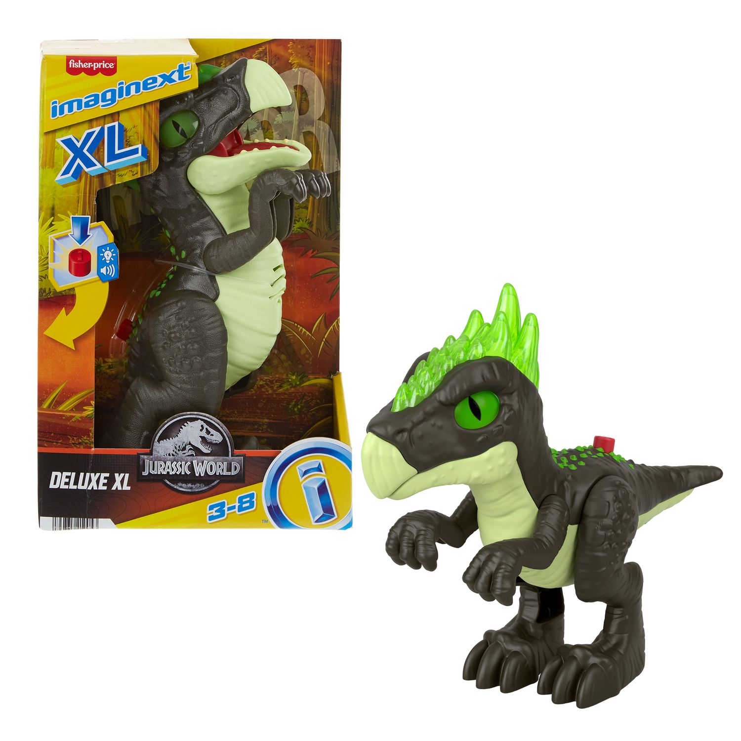 Imaginext Jurassic World Dracorex XL Deluxe - Mattel - Imagem 7