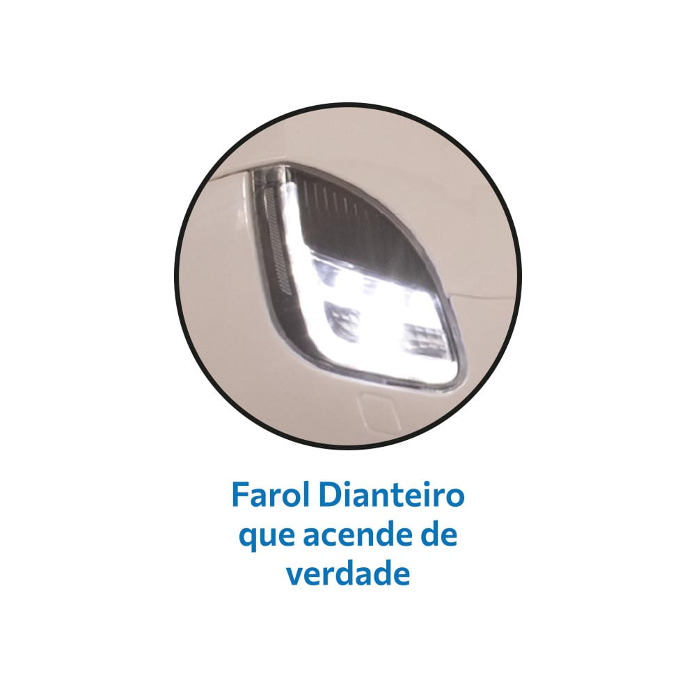 Veículo Elétrico Jaguar Branco RC 12V - Bandeirante - Imagem 4