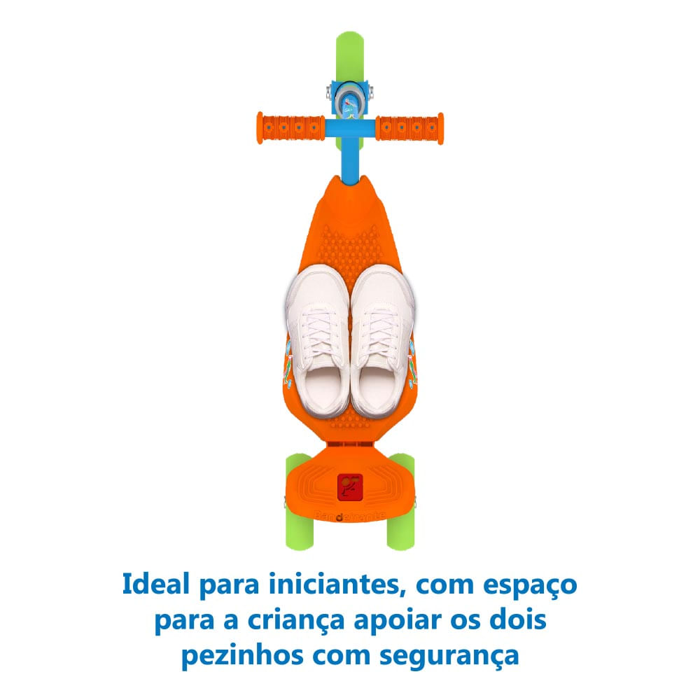 Meu Primeiro Patinete Laranja - Bandeirante - Imagem 8