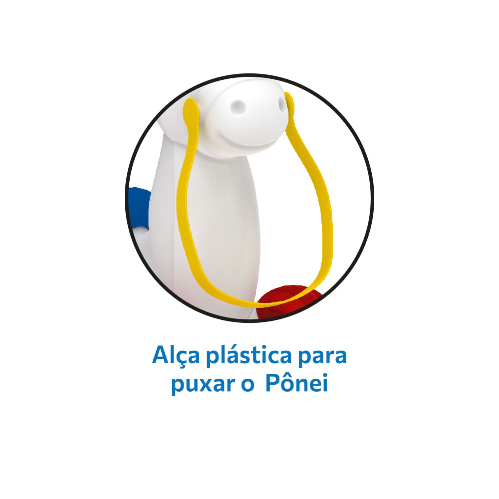 Primeiros Passos Pônei de Equilíbrio + Balanço - Bandeirante - Imagem 9