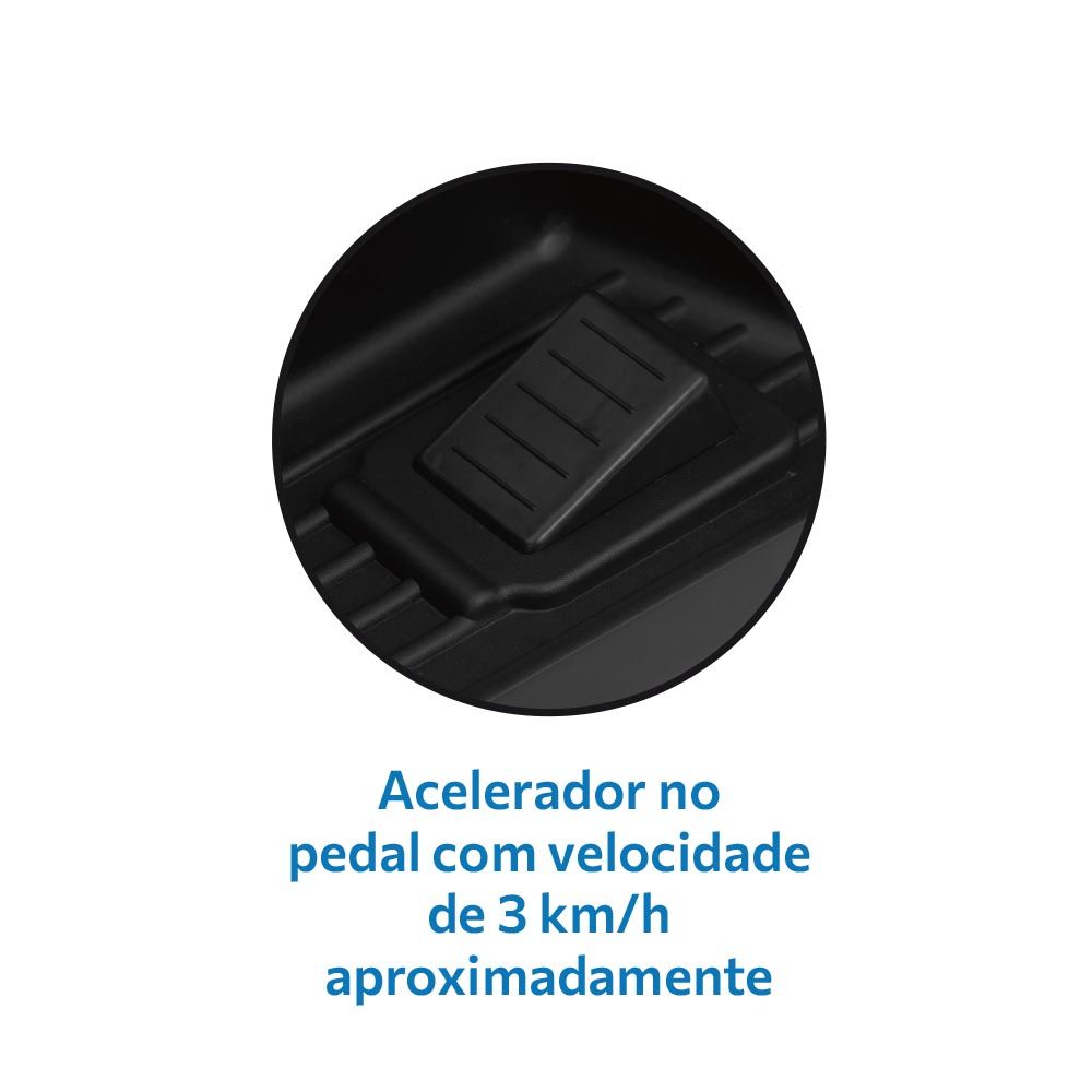 Quadriciclo Amarelo Elétrico 6V - Bandeirante - Imagem 7