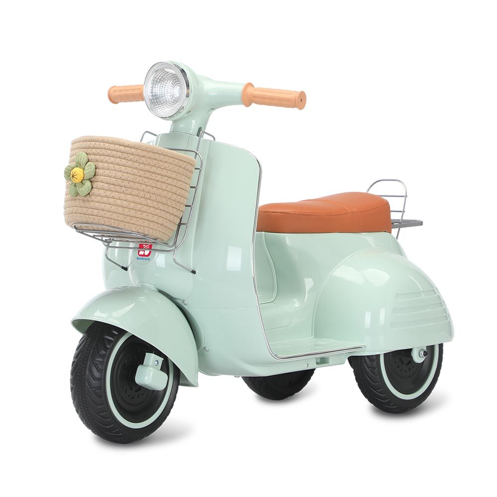 Scooter Elétrica com Banco Acolchoado Menta 6V - Bandeirante - Imagem 2
