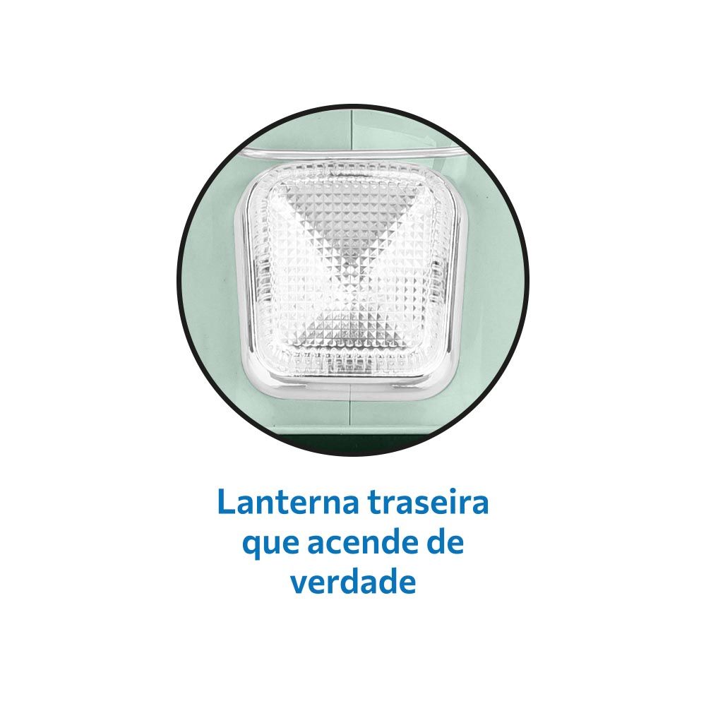 Scooter Elétrica com Banco Acolchoado Menta 6V - Bandeirante - Imagem 8