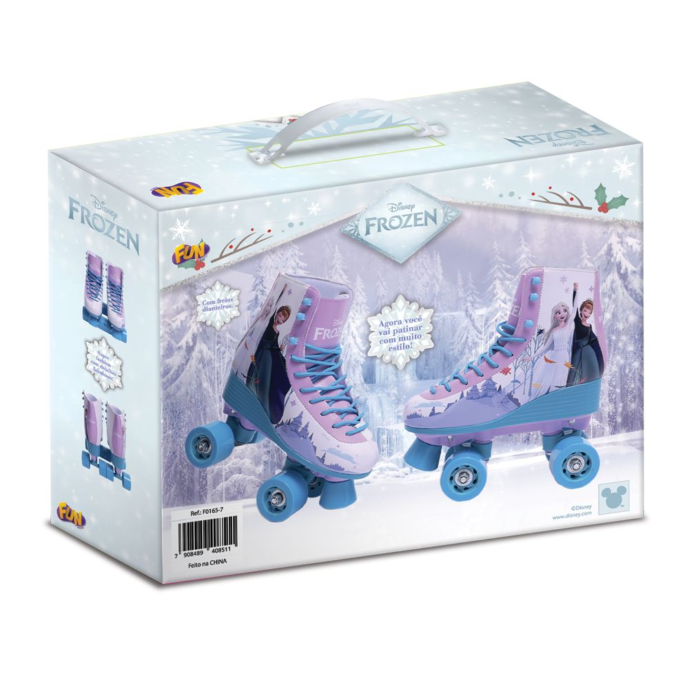 Frozen Patins 04 Rodas Tamanho 35/36 - Fun Divirta-se - Imagem 9