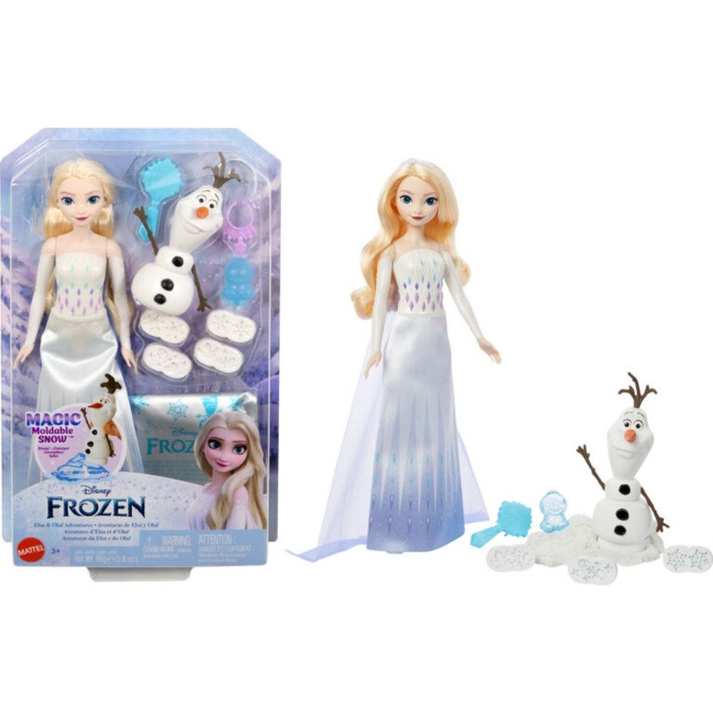 Disney Frozen Aventuras Elsa e Olaf - Mattel - Imagem 6