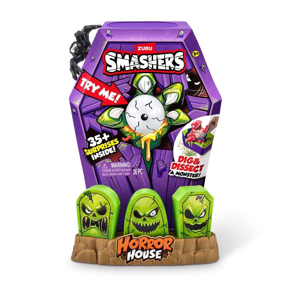 Smashers Horror House Series 1 Aranha Preta - Fun Divirta-se