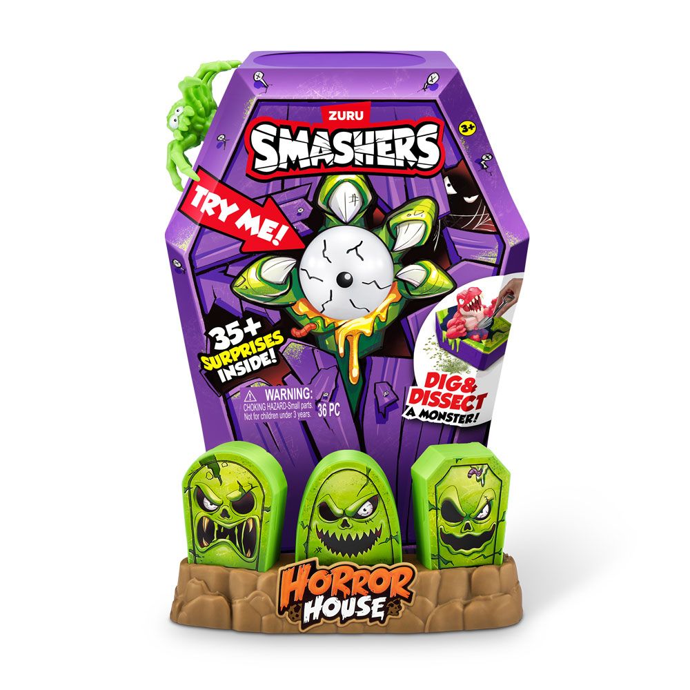 Smashers Horror House Series 1 Aranha Verde - Fun Divirta-se