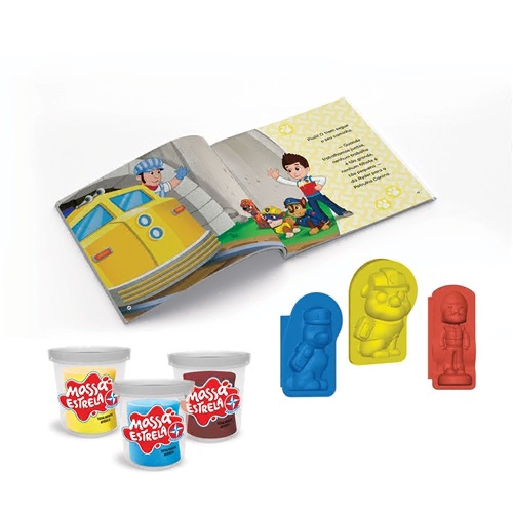 Livro Patrulha Canina Chase com Massa - Estrela - Imagem 2