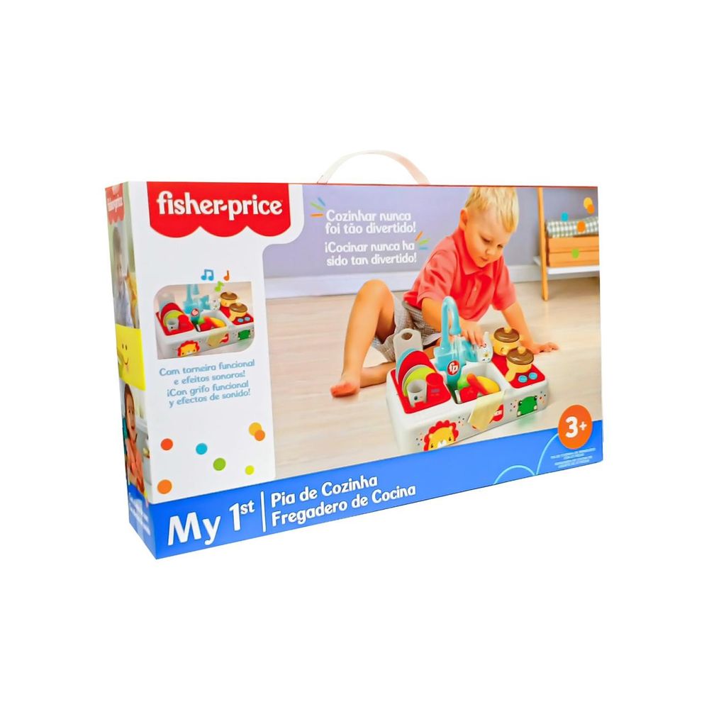 Minha Primeira Pia de Cozinha Fisher-Price - TMK