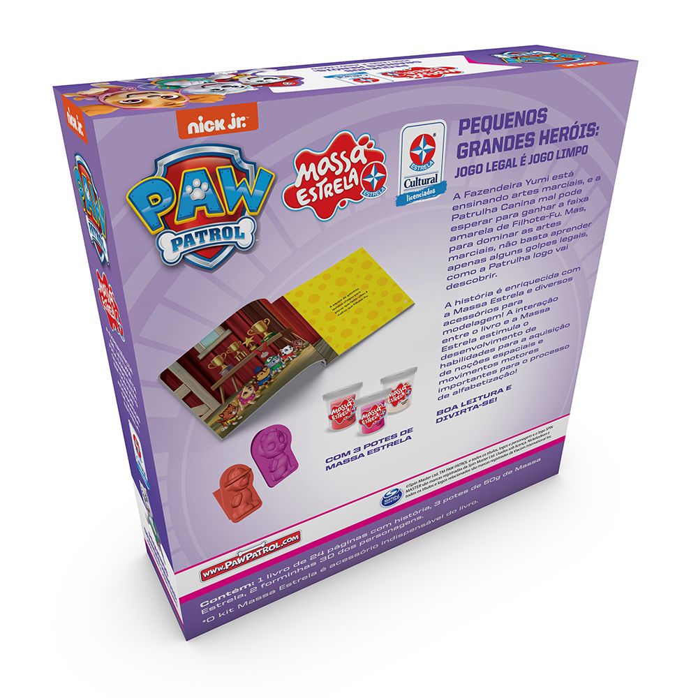 Livro Patrulha Canina Skye com Massa - Estrela - Imagem 3