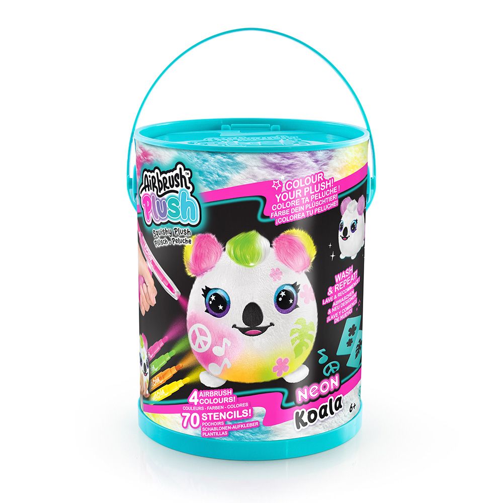 Fun Airbrush Pelúcia Nata Neon Koala - Fun Divirta-se - Imagem 3