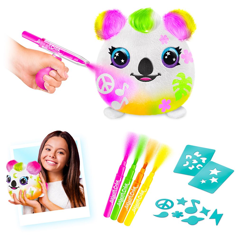 Fun Airbrush Pelúcia Nata Neon Koala - Fun Divirta-se - Imagem 4