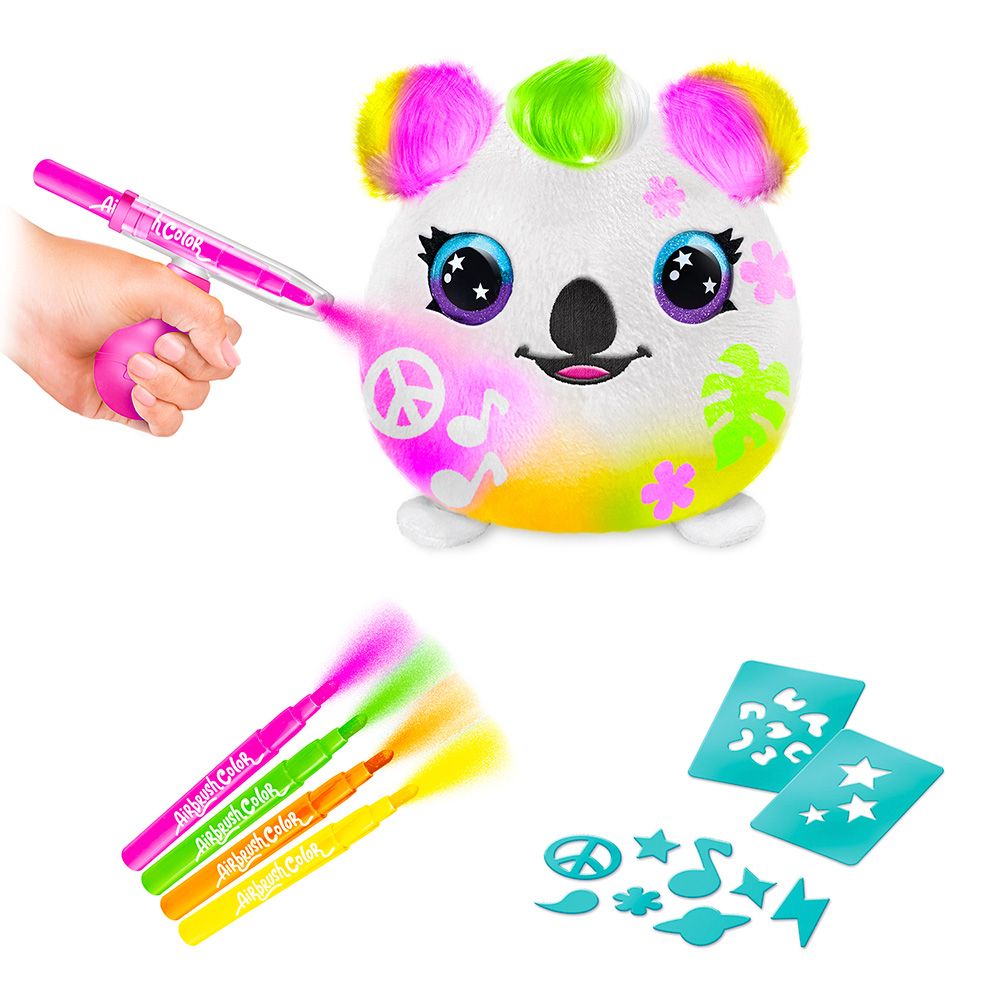 Fun Airbrush Pelúcia Nata Neon Koala - Fun Divirta-se - Imagem 5