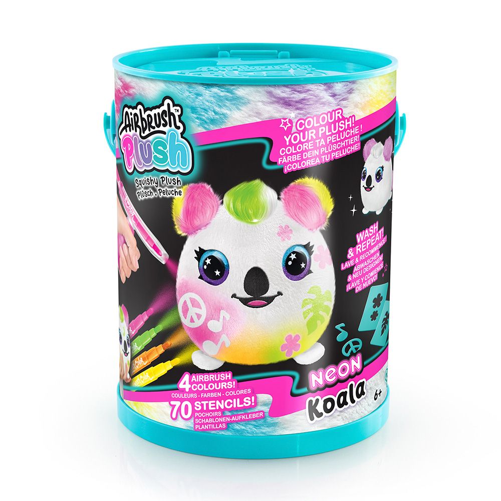 Fun Airbrush Pelúcia Nata Neon Koala - Fun Divirta-se - Imagem 6